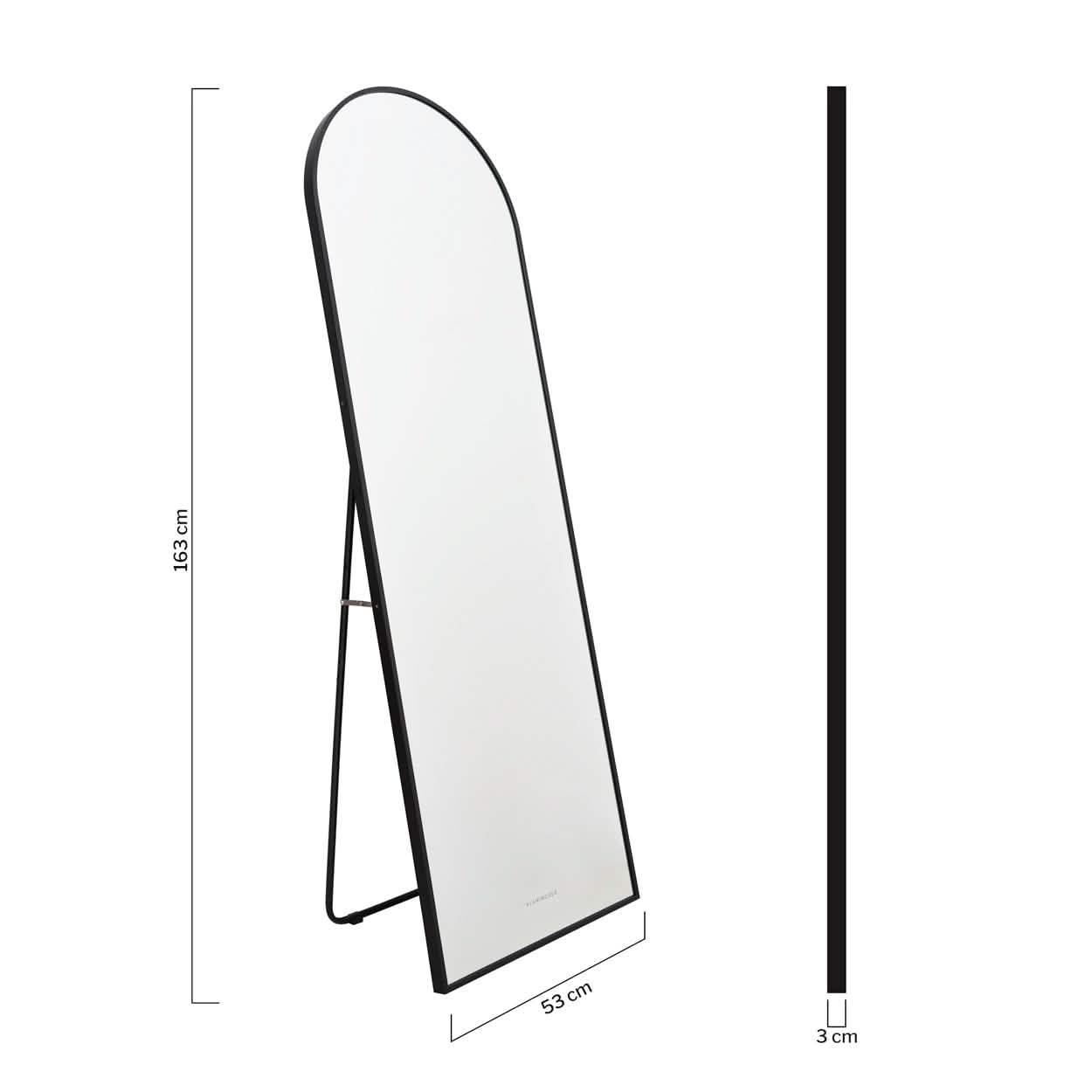 Espejo de Pared - Negro - Misswood