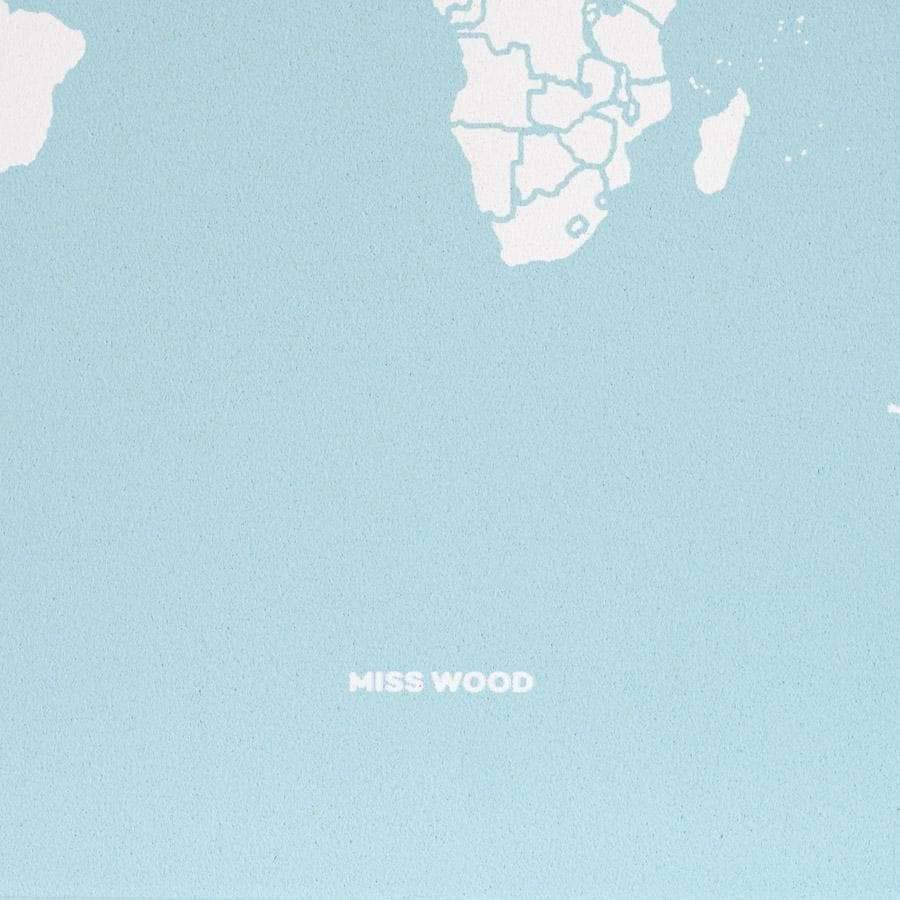 Mapa de corcho - Woody Map Colors Azul - Misswood