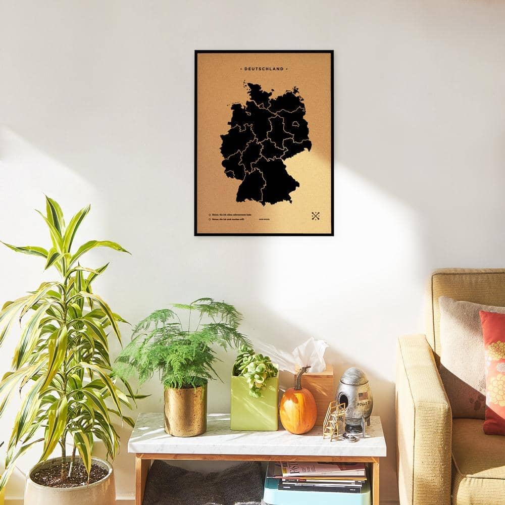 Mapa de corcho - Woody Map Natural Alemania - Misswood