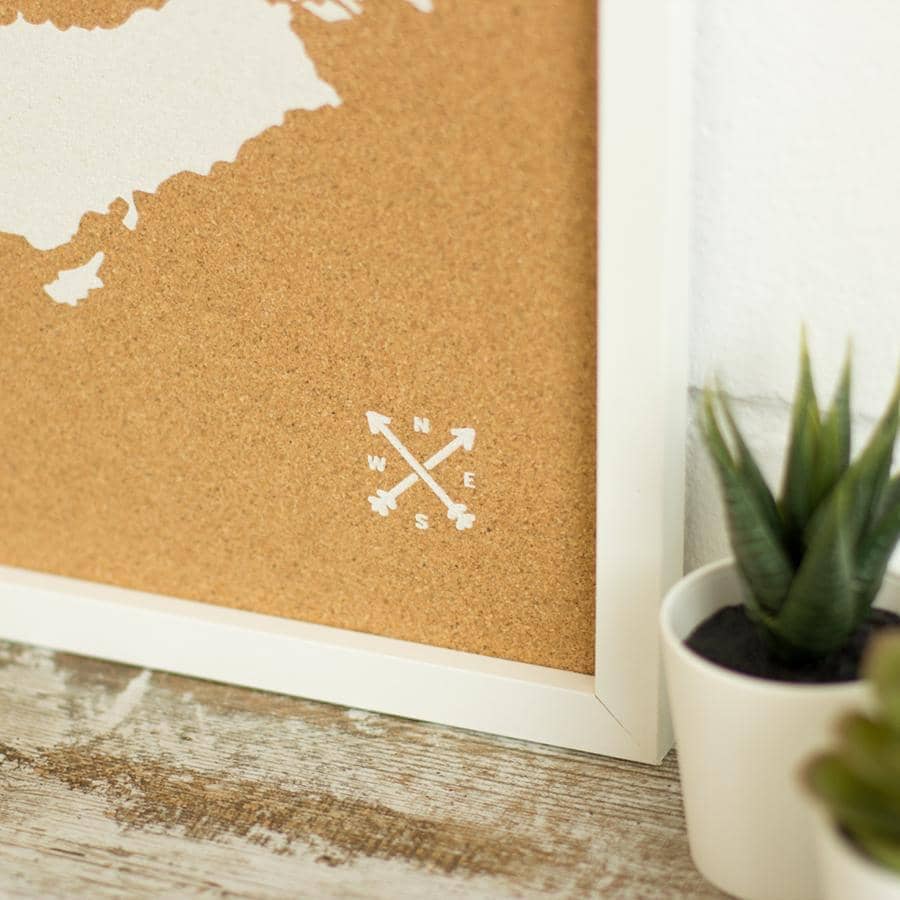 Mapa de corcho - Woody Map Natural Europa - Misswood